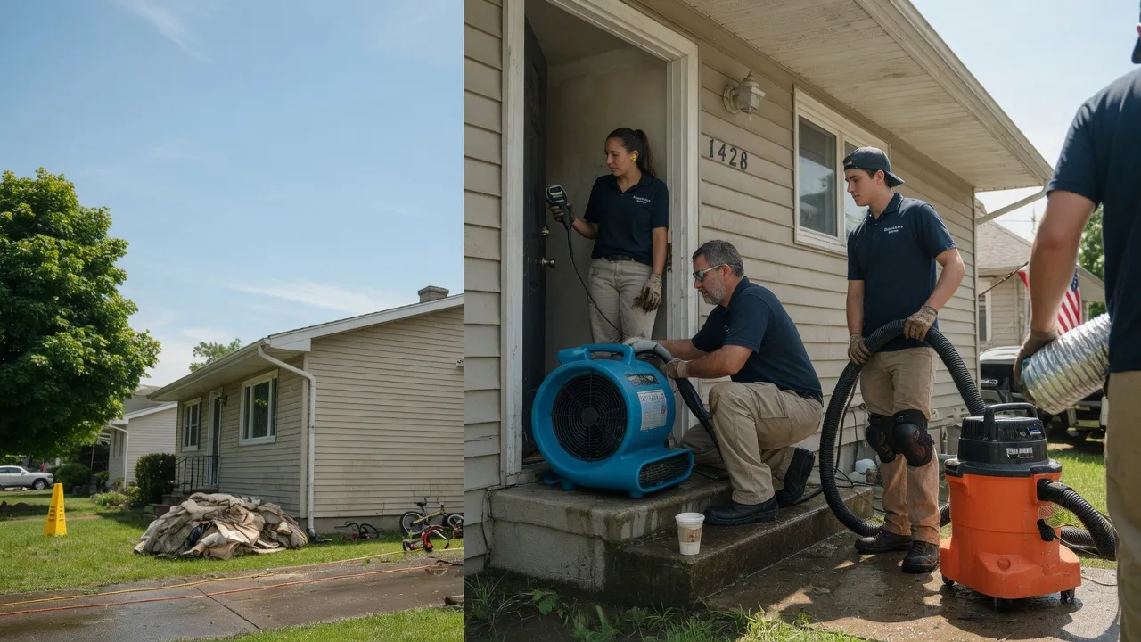 Water Damage Restoration in Mason, IL near me